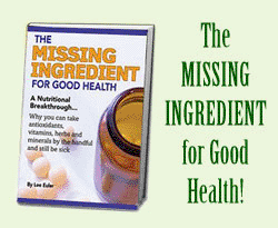 Missing Ingredient for Health