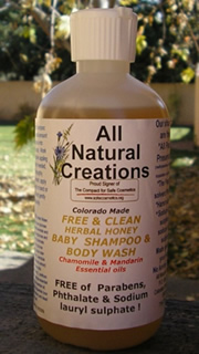 Free and Clean Herbal Honey Baby Shampoo and Body Wash