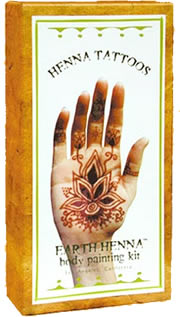 Earth Henna Body Painting Kit