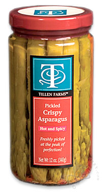 Hot and Spicy Crispy Pickled Asparagus