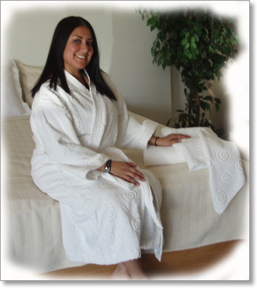 No Feathers Please Organic Robe